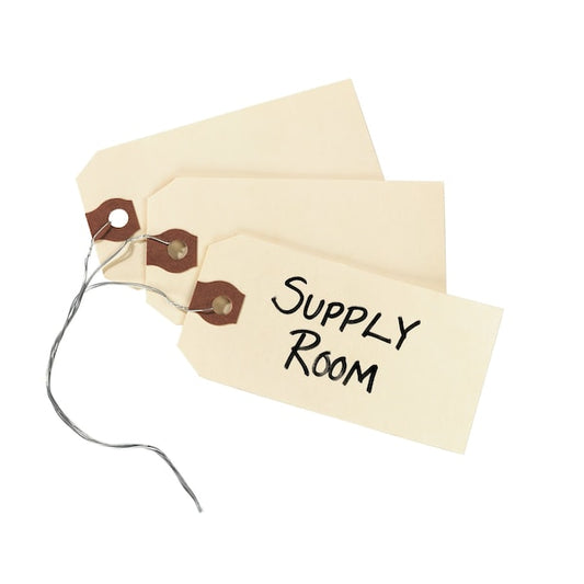 Shipping Tags with Wire, 11.5 pt, PK1000