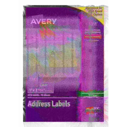 Address Labels for Copiers, Perm, PK2310