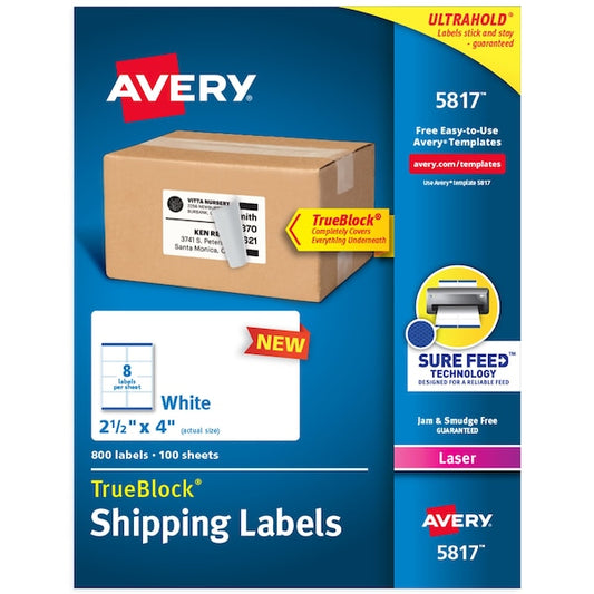 Printable Blank Shipping Labels, PK800