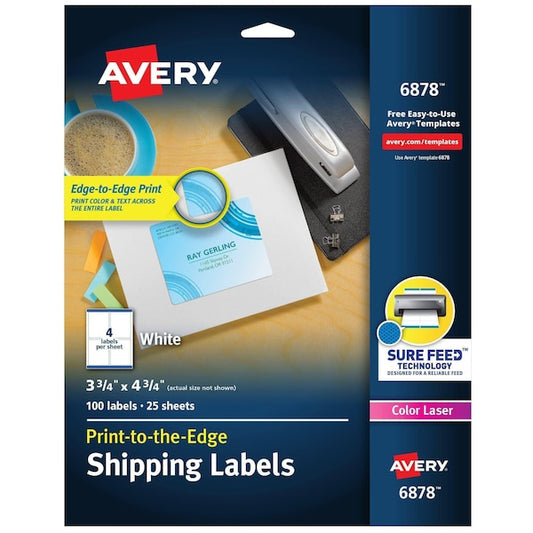 Shipping Labels with Sure Feed fo, PK100