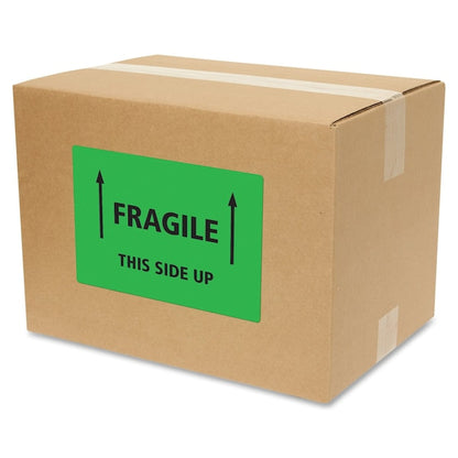 Neon Shipping Labels, Laser, 5-1/2", PK200