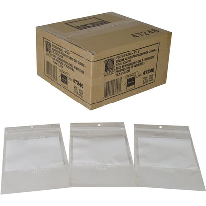 4" x 6" Reclosable Write-On Bags, PK 1000