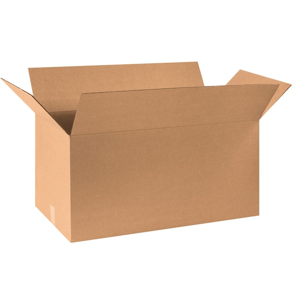 Corrugated Boxes, 30" x 15" x 15", Kraft, 15/Bundle