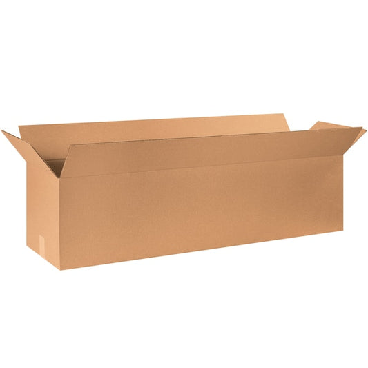 Long Corrugated Boxes, 48" x 12" x 12", Kraft, 10/Bundle