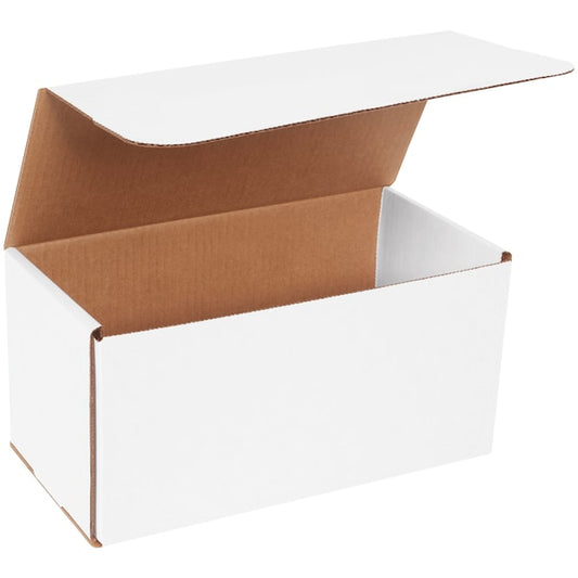 Corrugated Mailers, 12" x 6" x 6", White, 50/Bundle