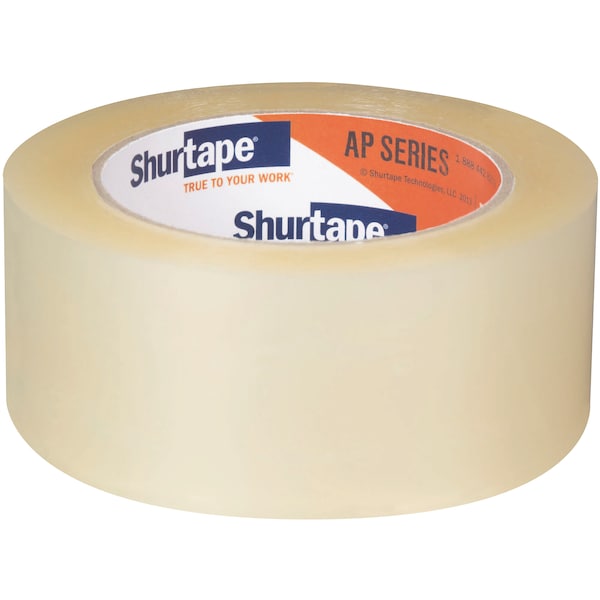 Packaging Tape, 48mm W, 100m L, 2 mil Thick, Clear, Standard Duty, 6 Pack