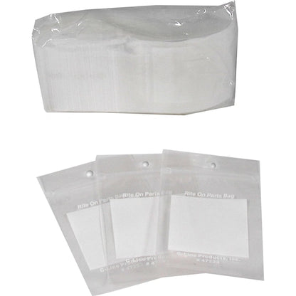 2" x 3" Reclosable Write-On Bags, PK 1000