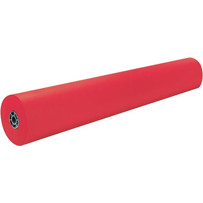 Colored Kraft Paper, 50#, 36", Red, 1/Roll