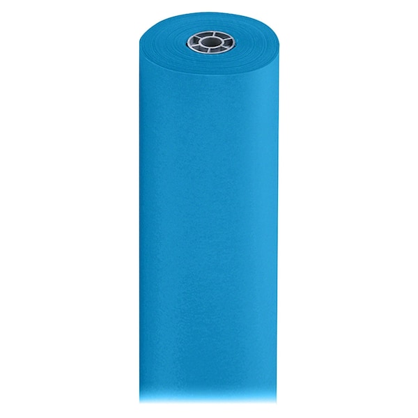 Colored Kraft Paper, 50#, 36", Blue, 1/Roll