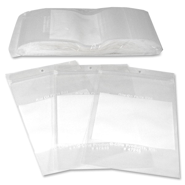 4" x 6" Reclosable Write-On Bags, PK 1000