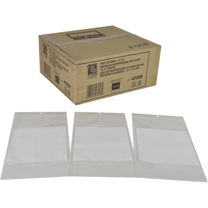 5" x 8" Reclosable Write-On Bags, PK 1000
