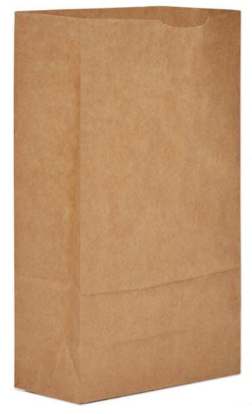 Grocery Paper Bags, 35lbs Capacity, #6, 6wx3.63dx11.06h, Kraft, PK2000