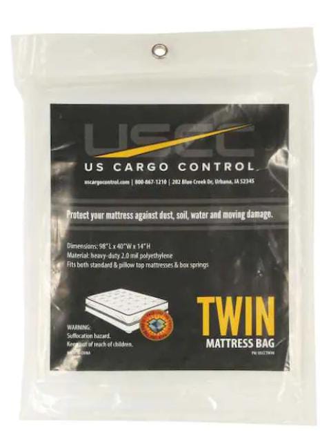 Heavy Duty Plastic Mattress Bag: Twin