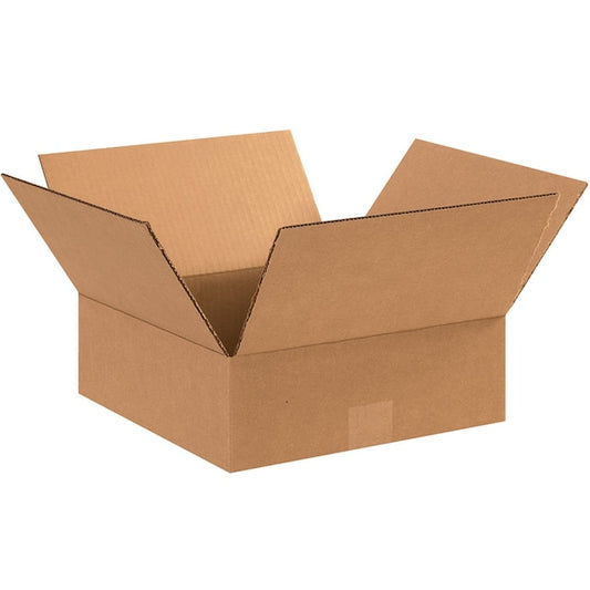 12 x 12 x 4 Flat Cardboard Corrugated Boxes