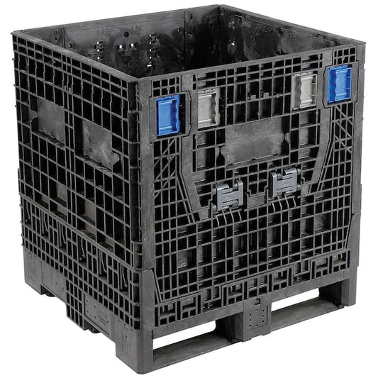 KD3230-34 Folding Bulk Shipping Container, 32 x 30 x 34, 2000 lb Capacity