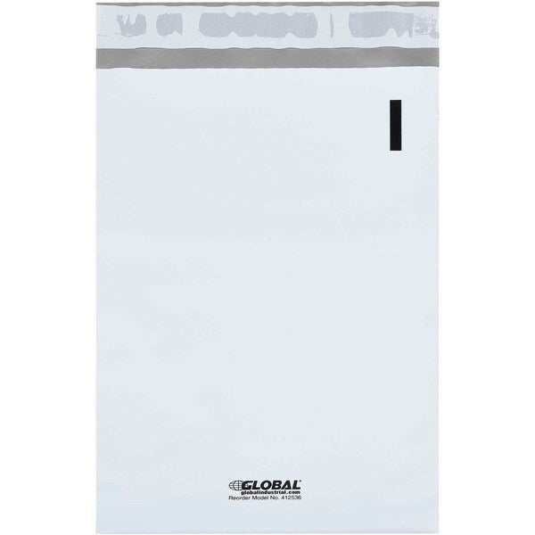 #0 Self Seal Poly Mailers, 6W x 9L, White, 1000PK