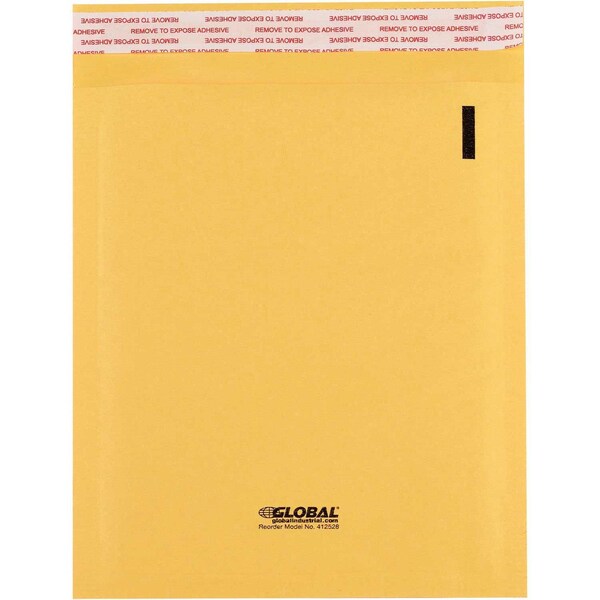 #0 Self Seal Bubble Mailers, 6-1/2W x 10L, Gold, 250PK
