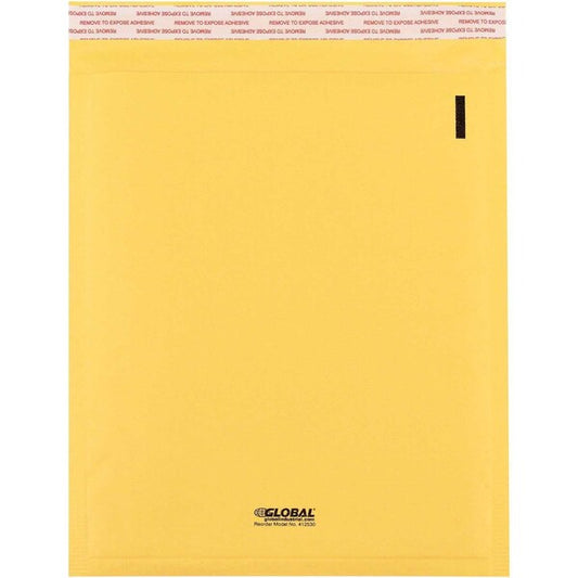 #2 Self Seal Bubble Mailers, 8-1/2W x 12L, Gold, 100PK