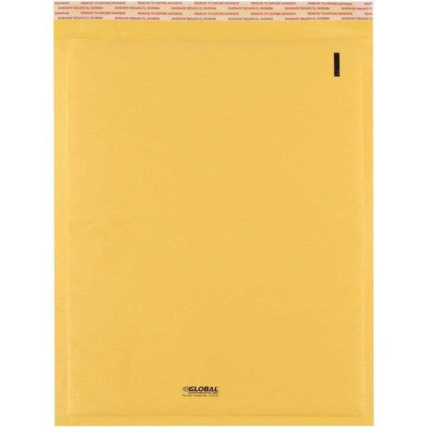 #5 Self Seal Bubble Mailers, 10-1/2W x 16L, Gold, 100PK