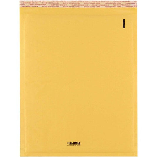 #5 Self Seal Bubble Mailers, 10-1/2W x 16L, Gold, 100PK
