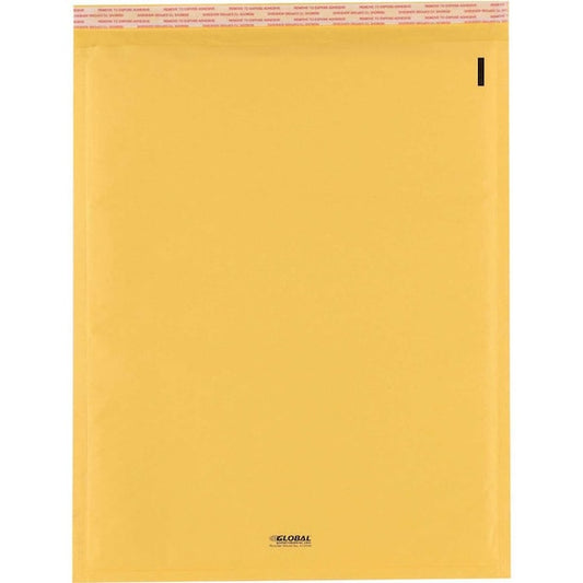 #6 Self Seal Bubble Mailers, 12-1/2W x 19L, Gold, 50PK
