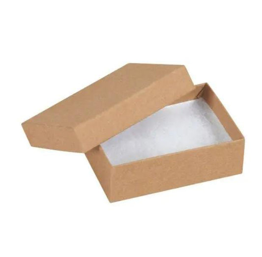 Jewelry Boxes, 3 1/16" x 2 1/8" x 1", Kraft, 100/Case