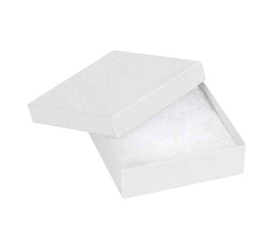 Jewelry Boxes, 3 1/2" x 3 1/2" x 1", White, 100/Case