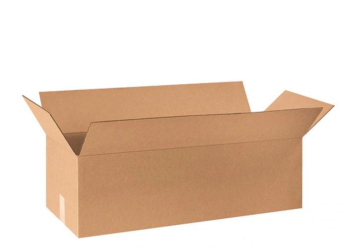 Long Corrugated Boxes, 32" x 12" x 10", Kraft