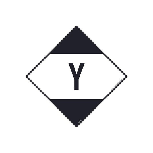 Limited Quantity Y Dot Shipping Label