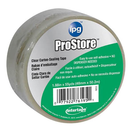 1.88" x 55 Yds Clear Moving Tape Box & Carton Sealing Tape Clear