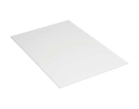 Plastic Corrugated Sheets, 48" x 96", White