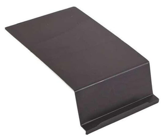 Plastic ESD Conductive Stack & Hang Bin Cover, Black, 9 3/8 in L, 5 1/2 in W