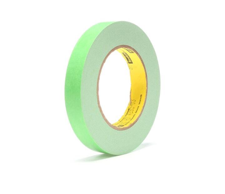 Printable Flatback Paper Tape 256, Light Green, 3/4 in x 60 yd, 6.7 mil, 48/Case