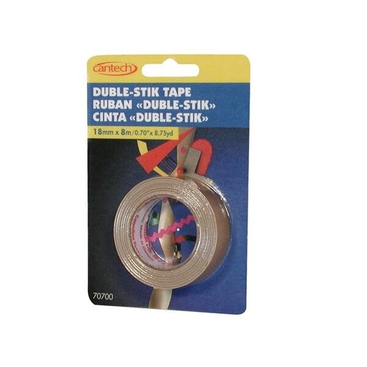 Tape Dbl Sdd 18mmx8m Clr