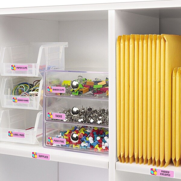 Label, Color, 3/4X2.25, We, 600 600PK