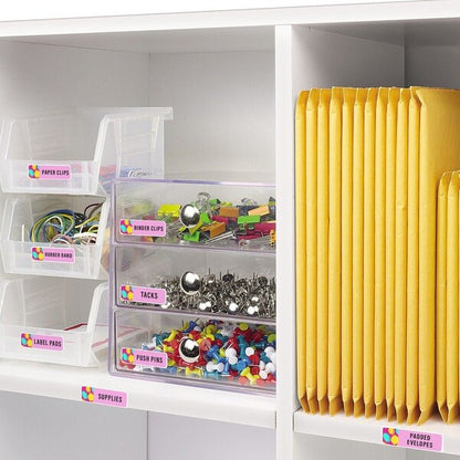 Label, Color, 3/4X2.25, We, 600 600PK