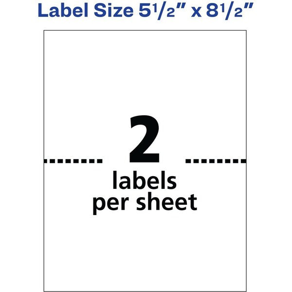 Label, Lsr, Shpng, 5.5X8.5,500 500PK
