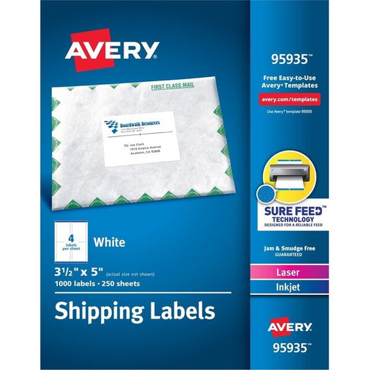 Label, Shpng, 3.5X5, We, 1000 4PK