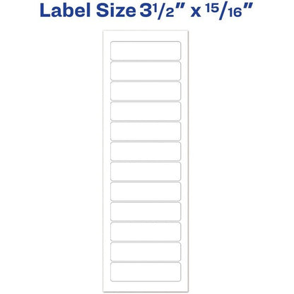 Label, Pin-Fed, 1-Across, We 5000PK