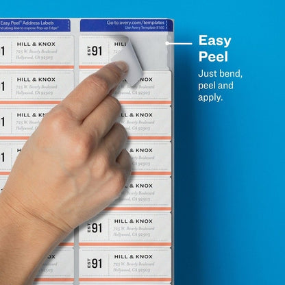 Label, Ezpeel, Laser, 1X2.6, Cl 1500PK