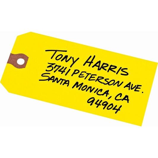 Tags, Shipping, #5, Plain, Ylw 1000PK