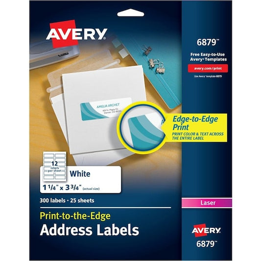 Label, Color, 1.25X3.75, We 300PK