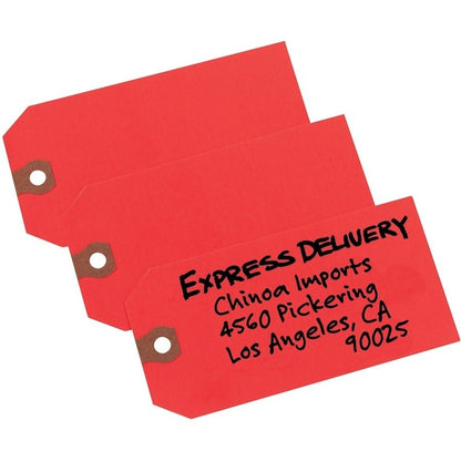 Tags, Shipping, #5, Plain, Red 1000PK