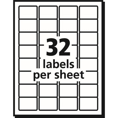 Label, Perm, Laser, 1.25X1.75 1600PK