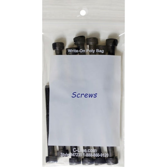 Bag, Poly, Zip, Reclose, 3X5 1000PK