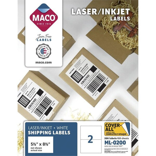 Labels, Lsr/Ink, 5.5X85,200Ct Pk