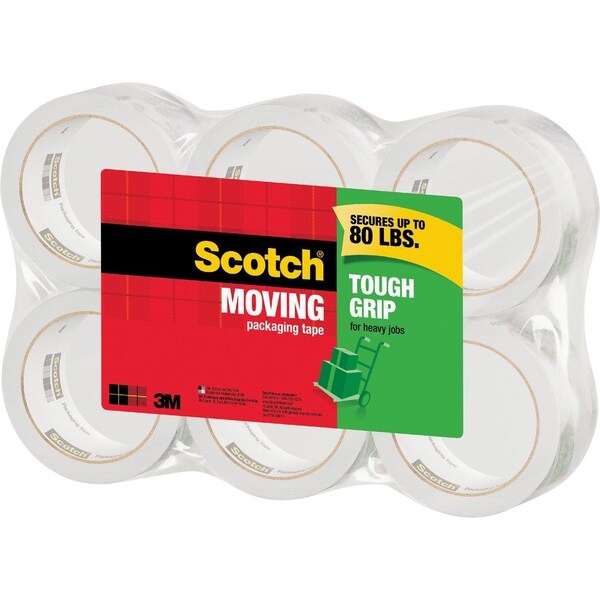 Packaging Tape, 1.88" x 43.7 yards, 6/PK, Clear 6PK