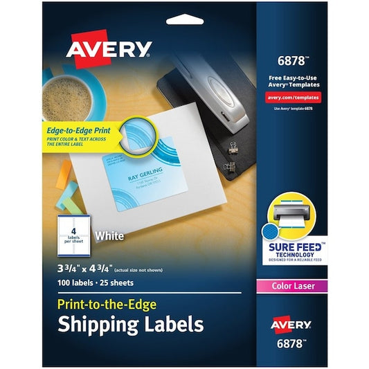 Label, Color, 3.75X4.75, We 5PK