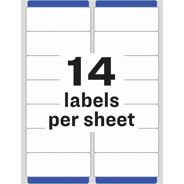 Label, Ezpeel, Inkjt, 1.5X4, Cl 350PK