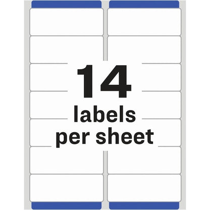 Label, Ezpeel, Inkjt, 1.5X4, Cl 350PK